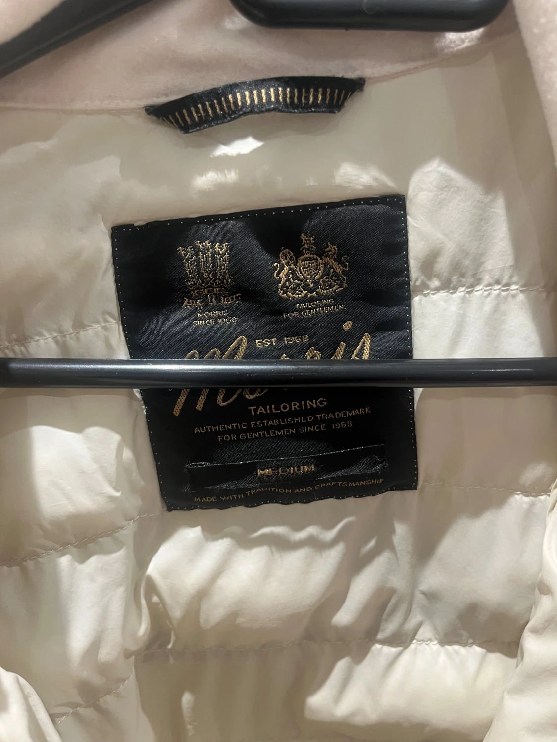 Vit dunjacka från Morris, M - 2