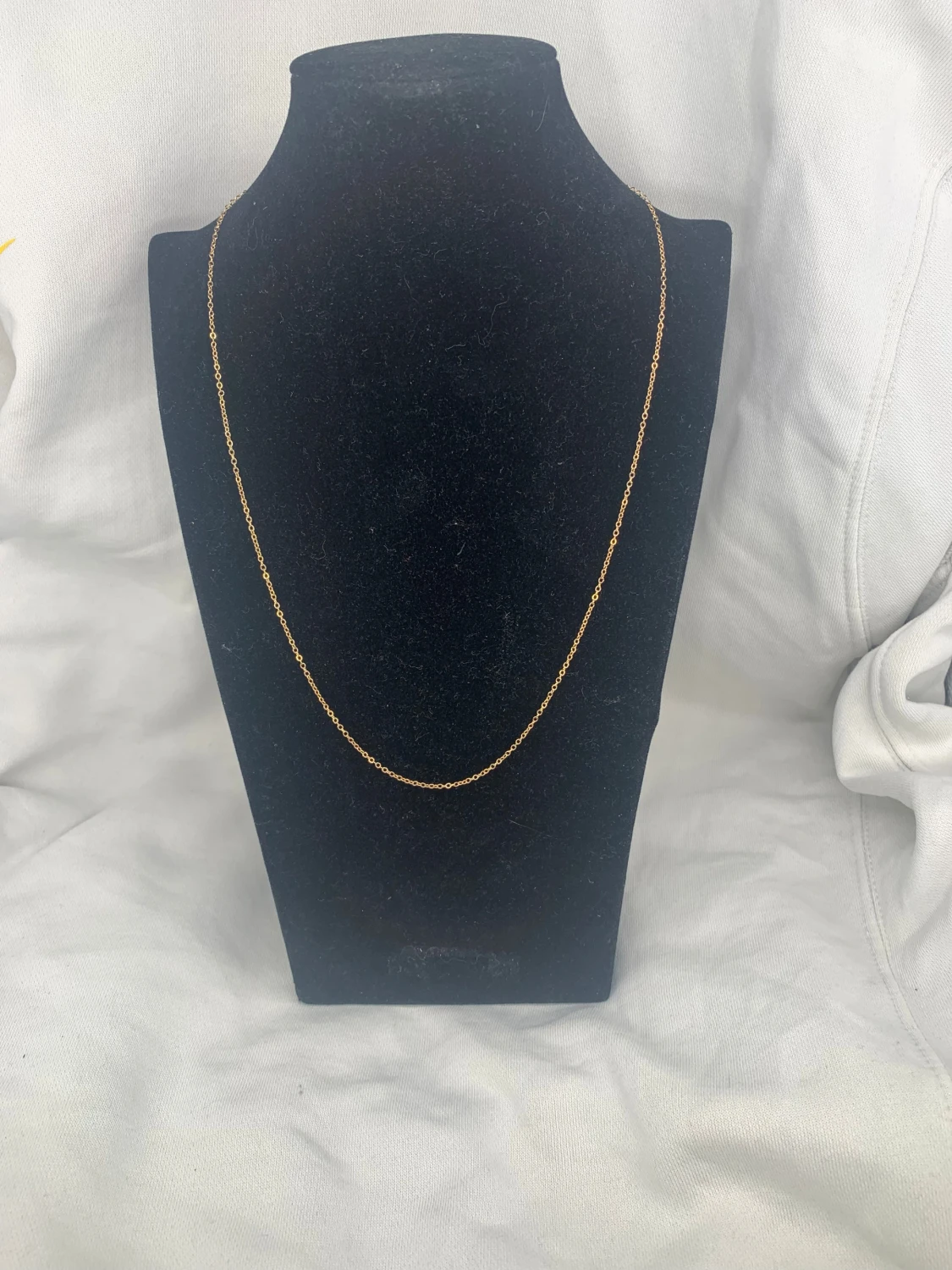 Guldpläterad kedja - 57,5cm (2mm) - 1