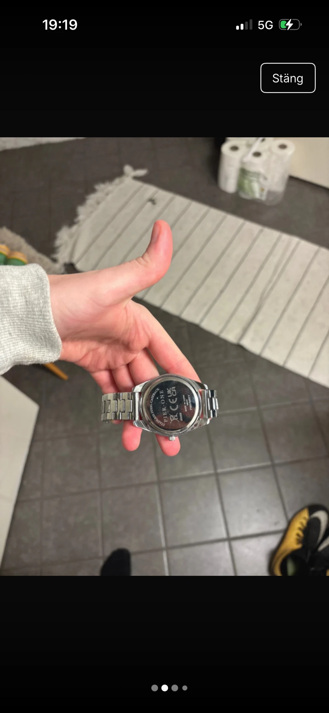 Silverfärgad Everone klocka - 1