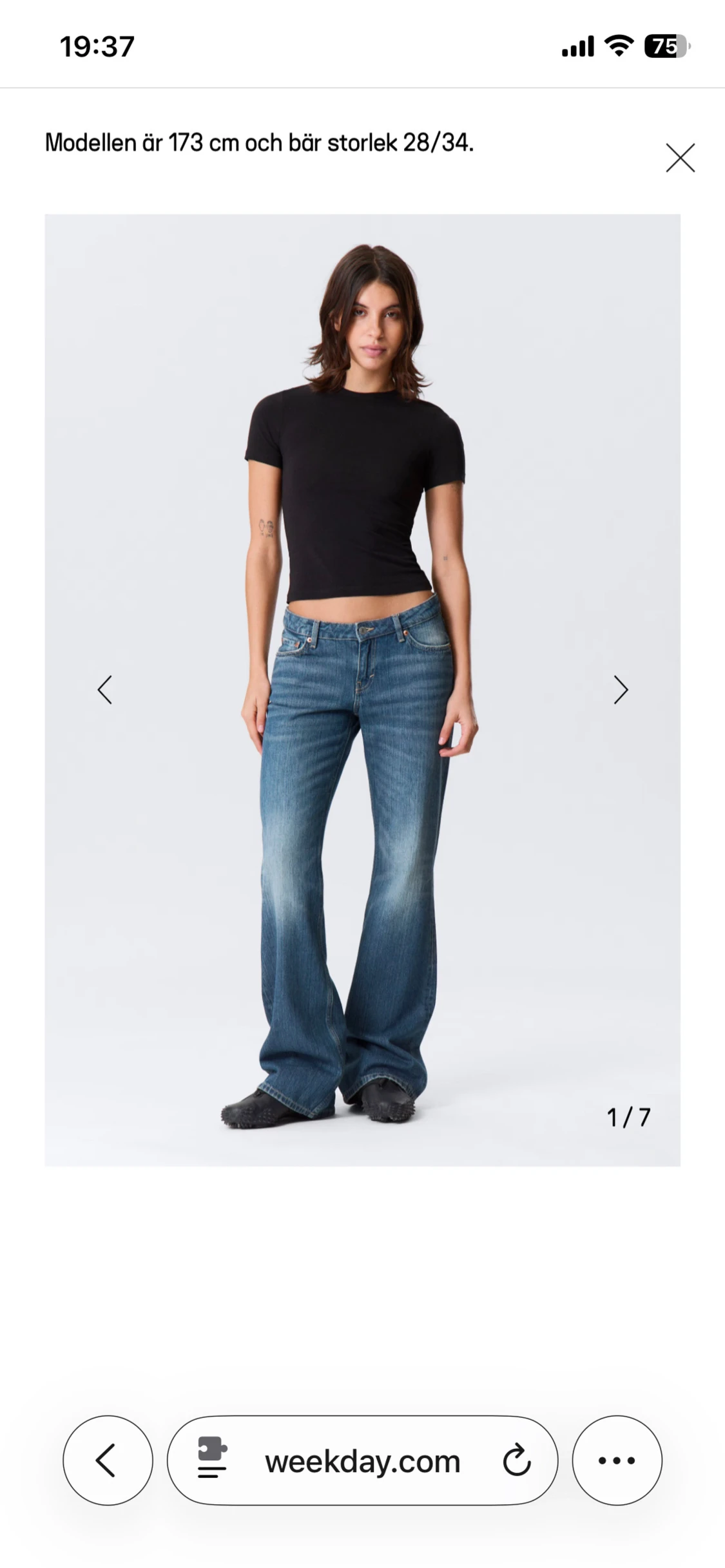 Weekday bootcut jeans - 1