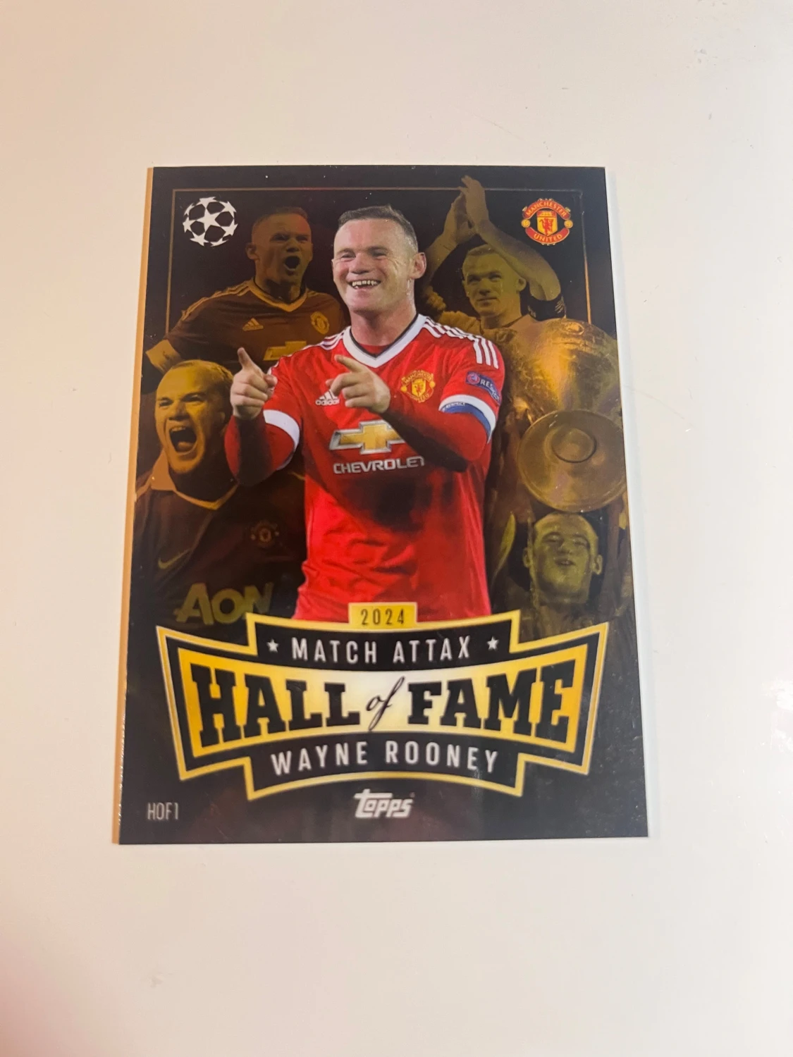 Match Attax Hall of Fame Wayne Rooney 2024