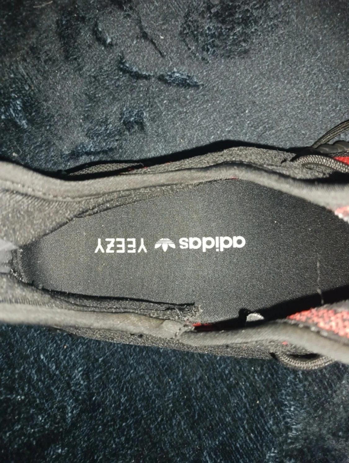 Adidas Yeezy Boost Supreme svart/röd - 4