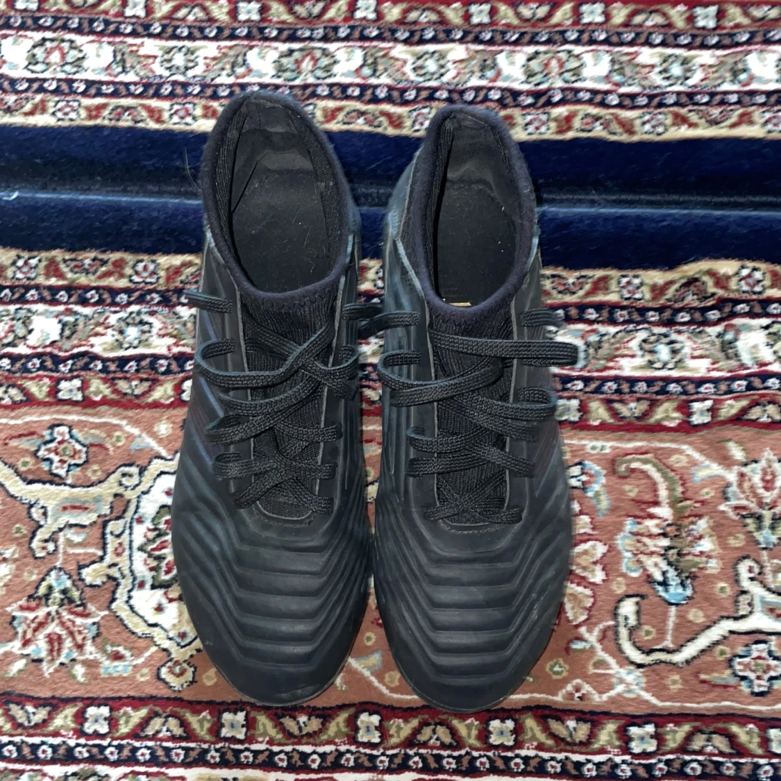 Adidas Predator svarta fotbollsskor - 1