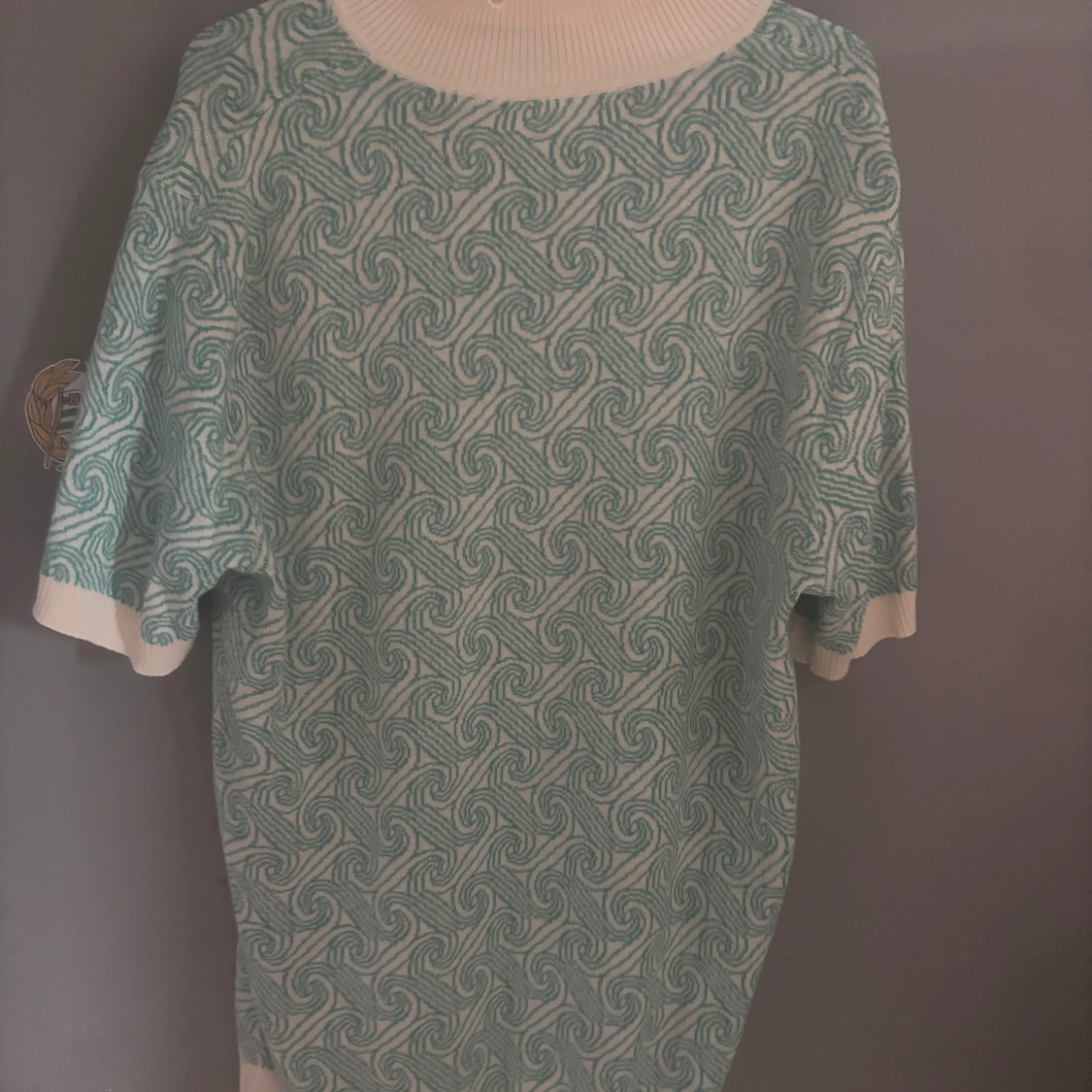 Casablanca mönstrad pikétröja - 1