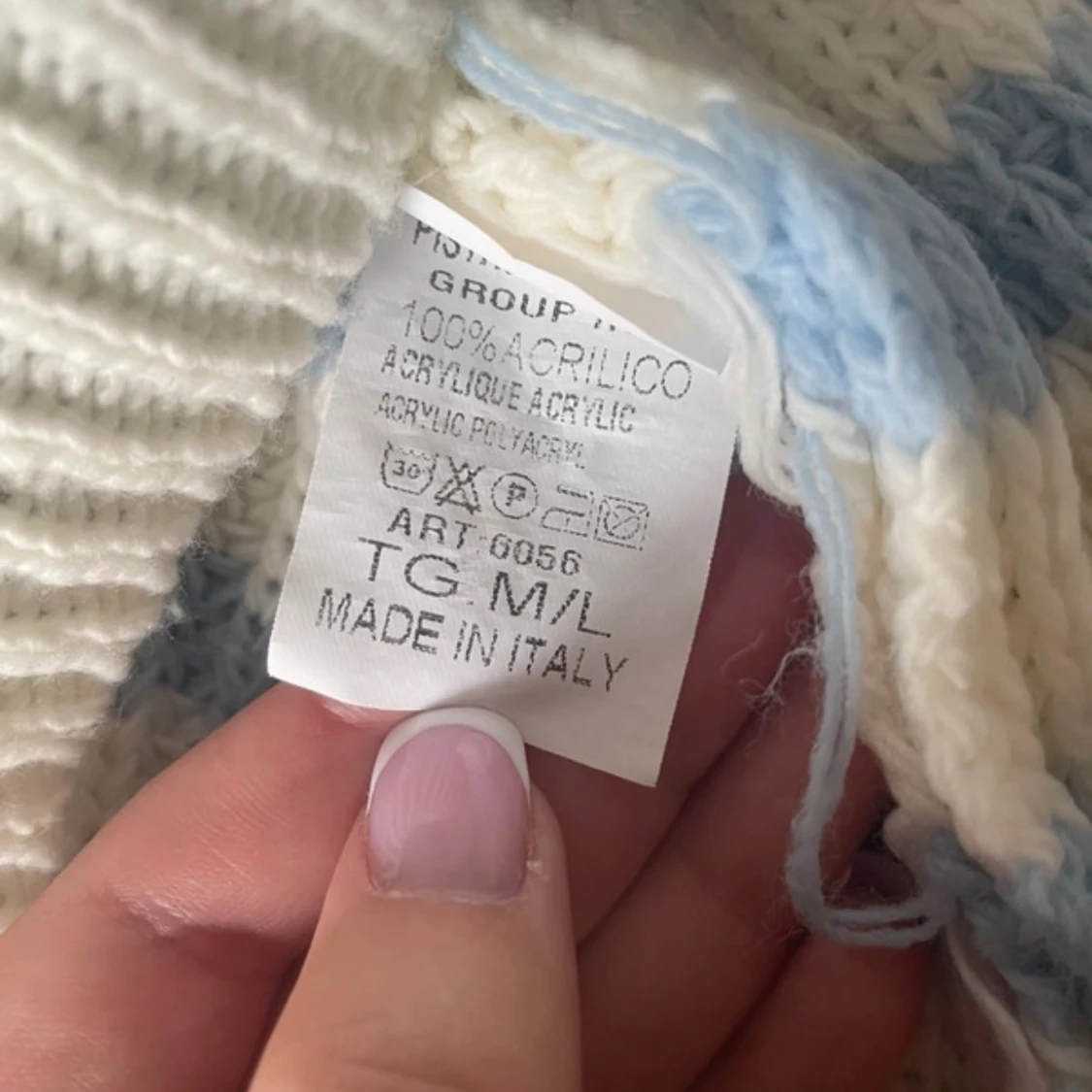 Randig stickad tröja Design by Si - 2