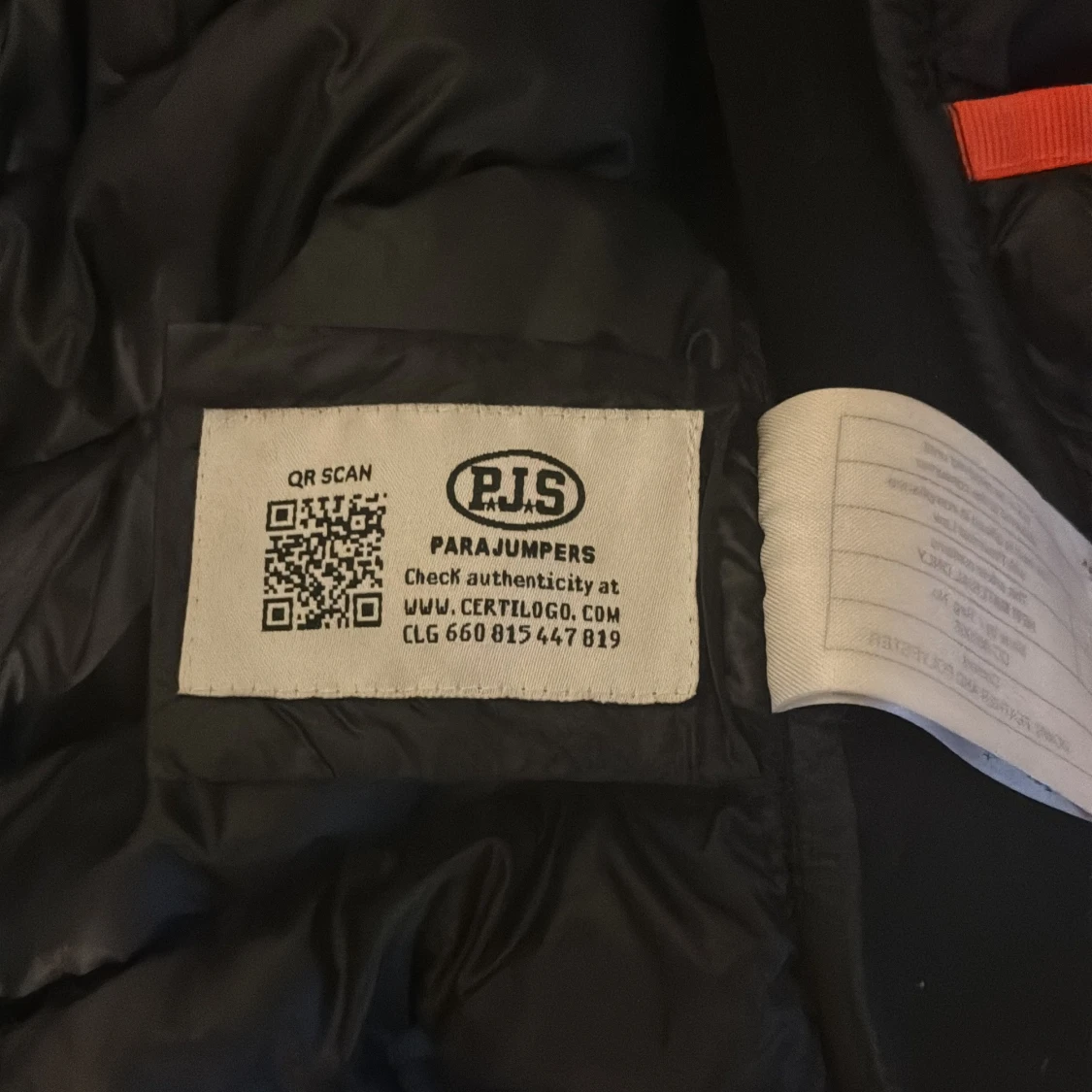 Svart pufferjacka Parajumpers L - 4