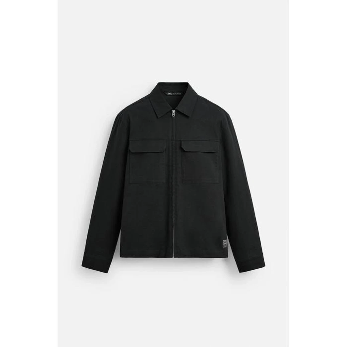 Svart overshirt från Zara