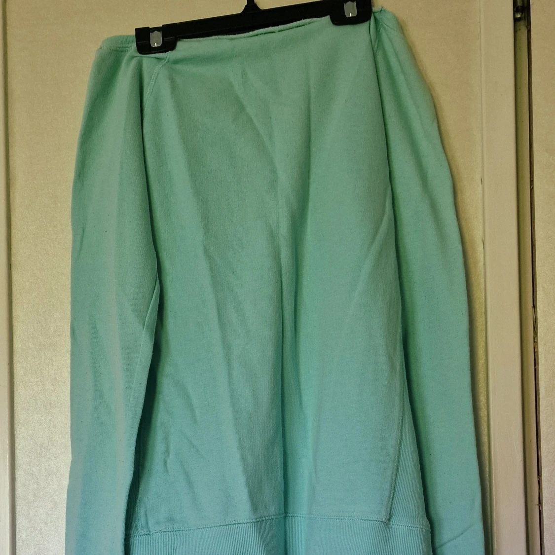 Turkos sweatshirt i bomull - 1