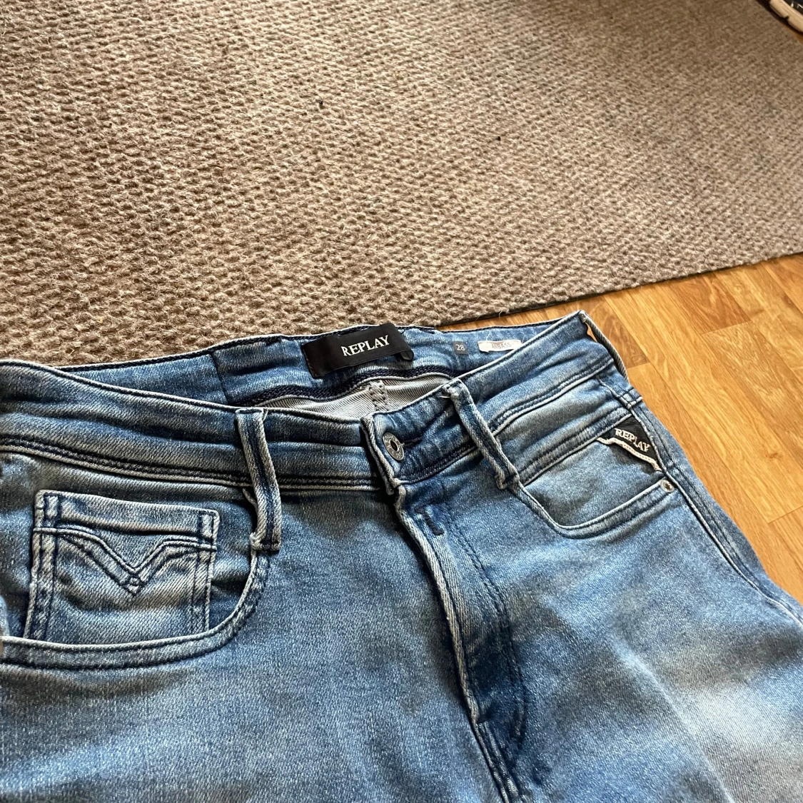 Replay ljusblå skinny jeans - 3