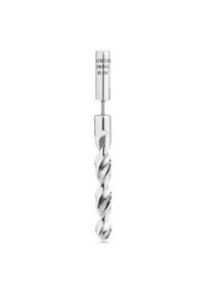 Balenciaga  - Balenciaga fw24 city drill single earring. Silver coloured brass