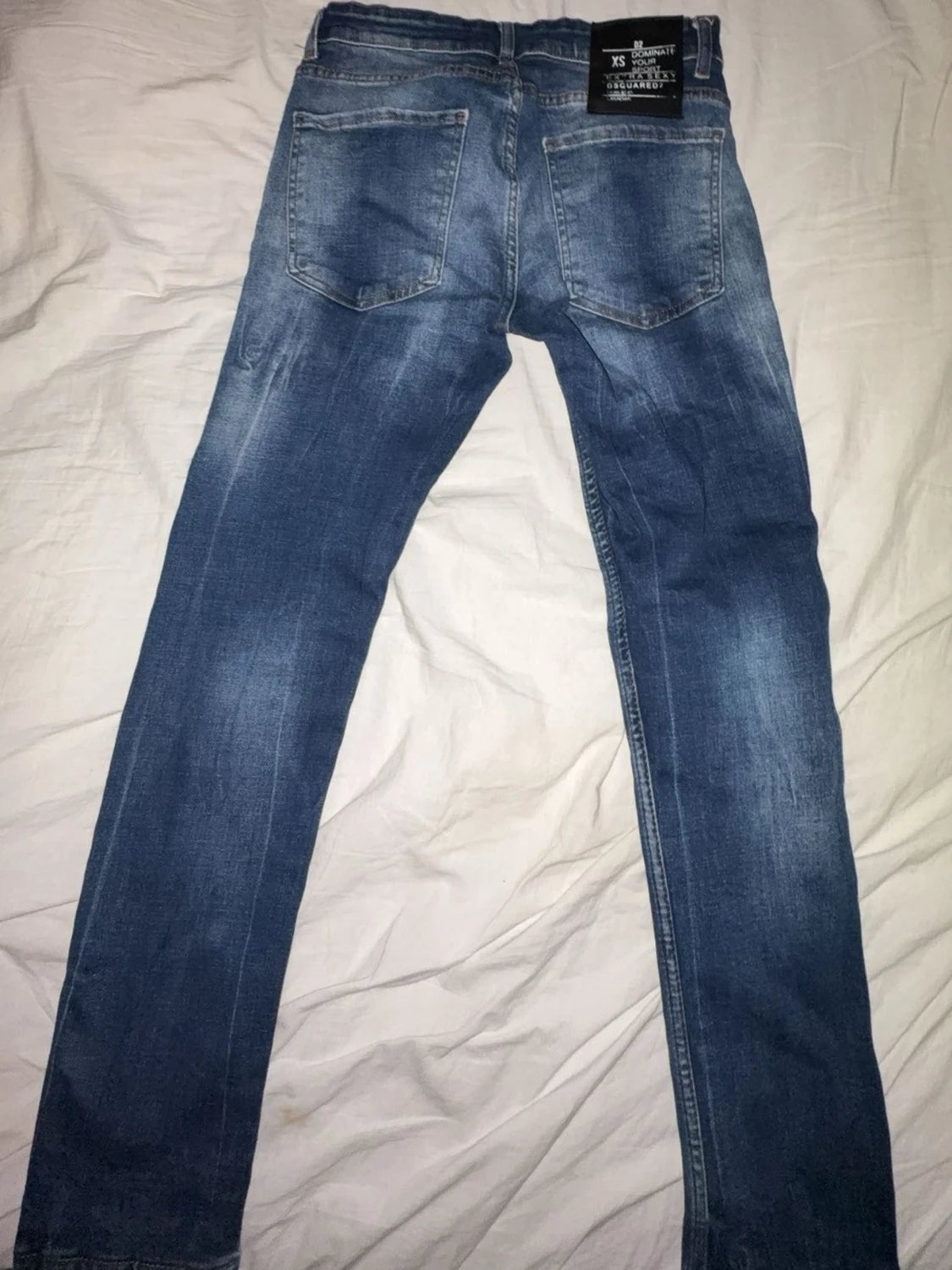 Blå distressed jeans från Dsquared2 - 1