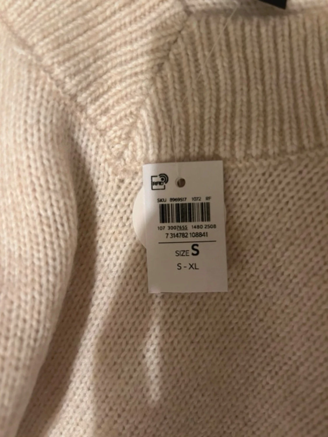Beige stickad tröja från H&M - 5