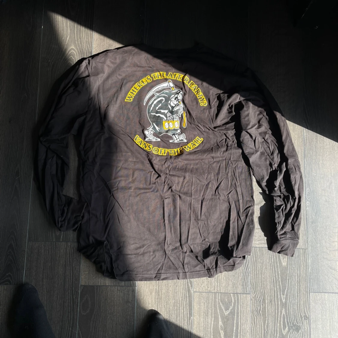 Svart långärmad Vans tröja - 1