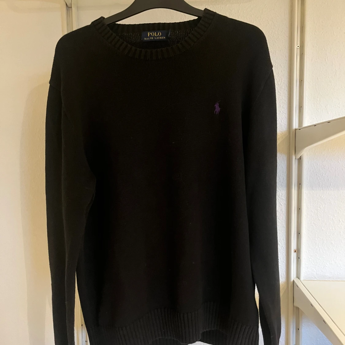 Svart stickad tröja Polo Ralph Lauren