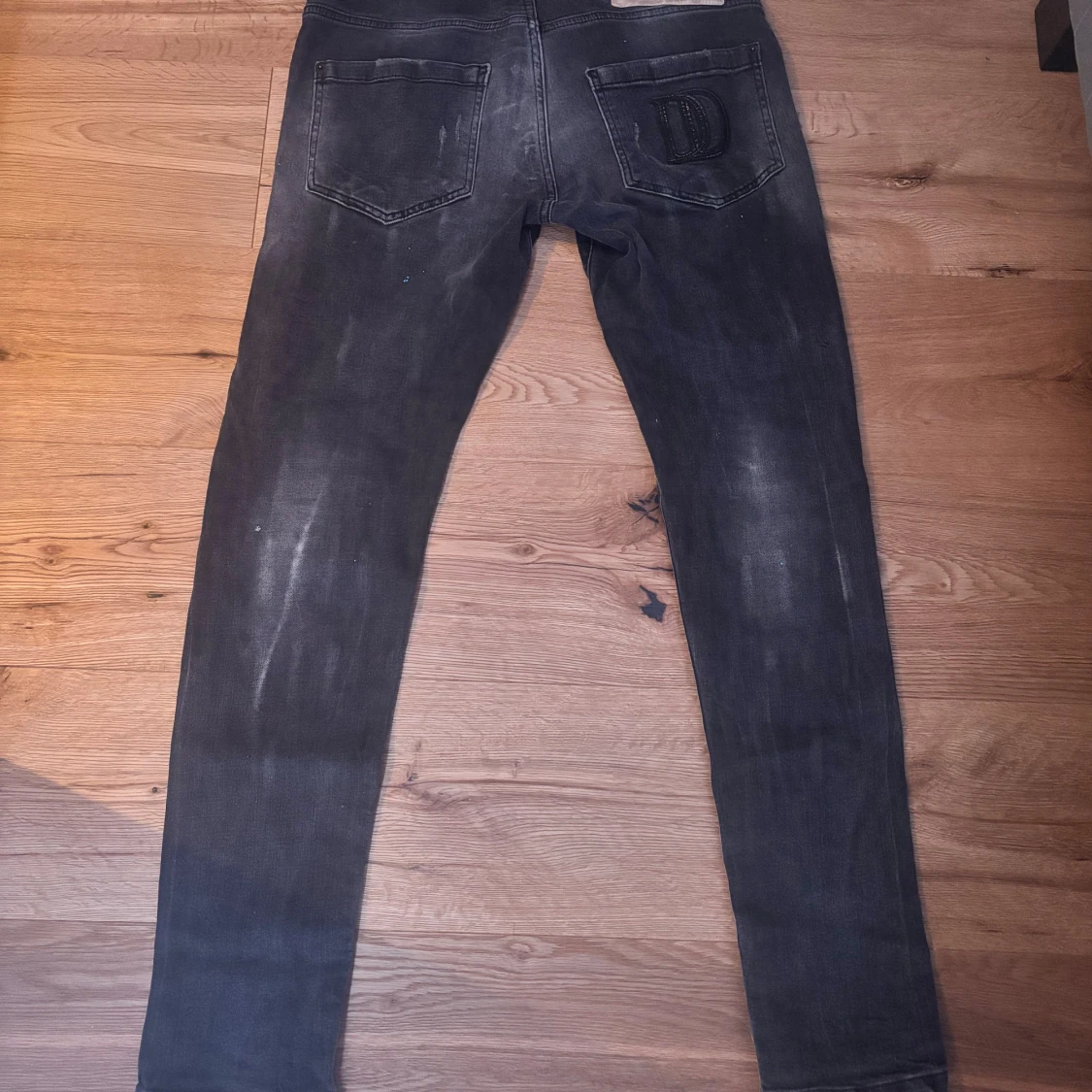 Svarta Dsquared2 skinny jeans med dragkedja - 2