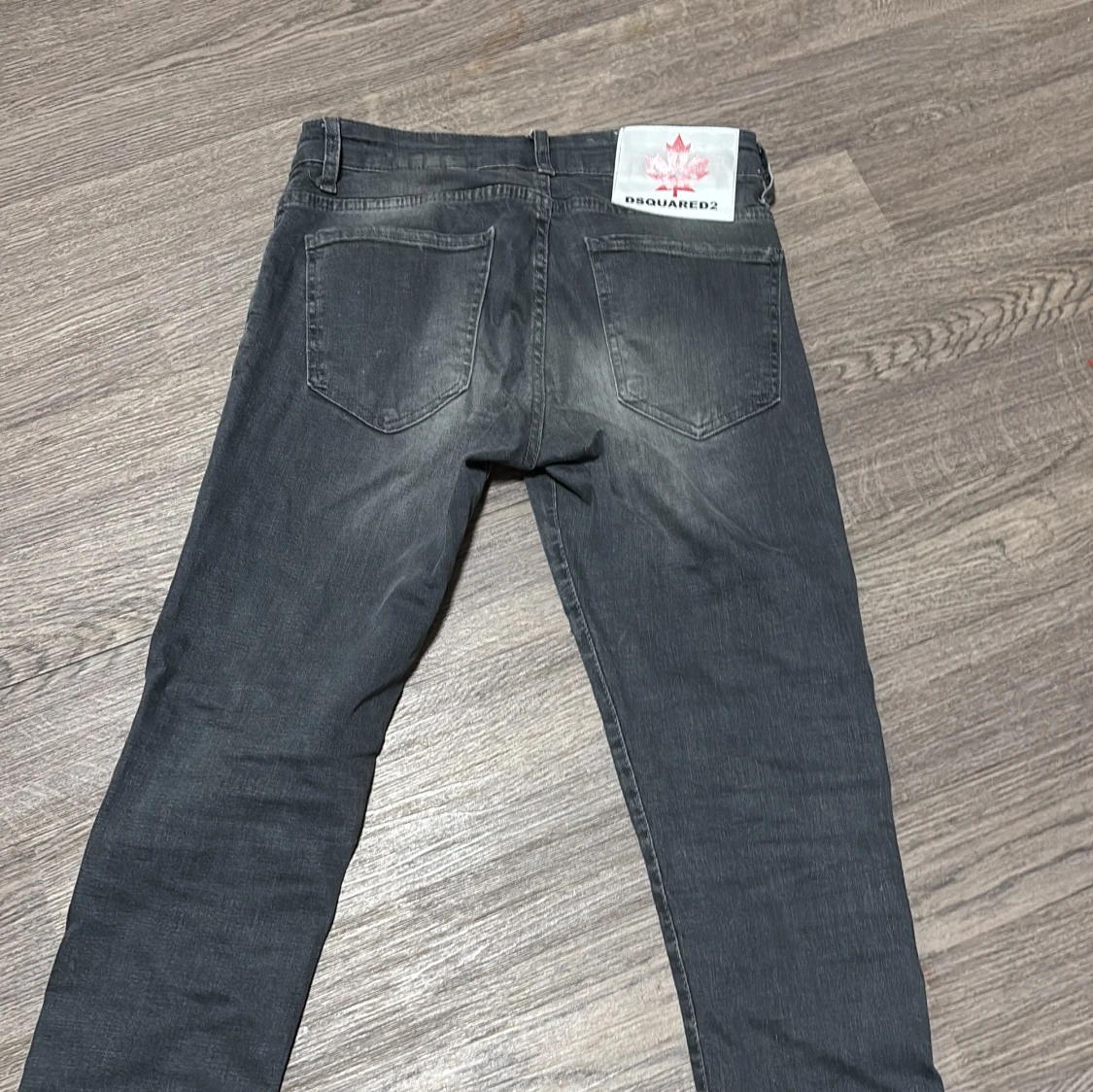Dsquared2 svarta skinny jeans med färgstänk - 2