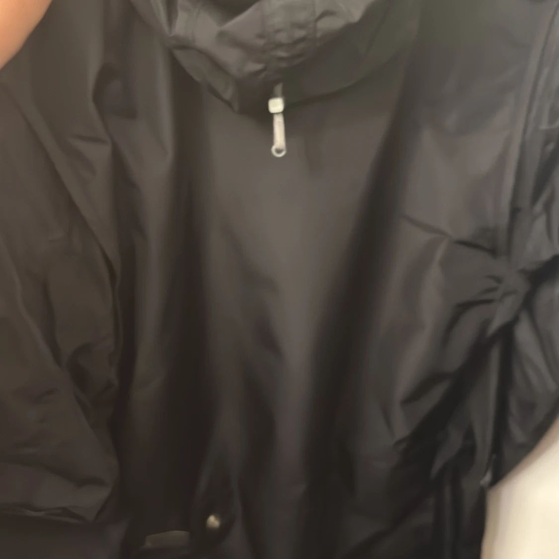 Svart Parajumpers dunjacka med äkta räv päls - 2