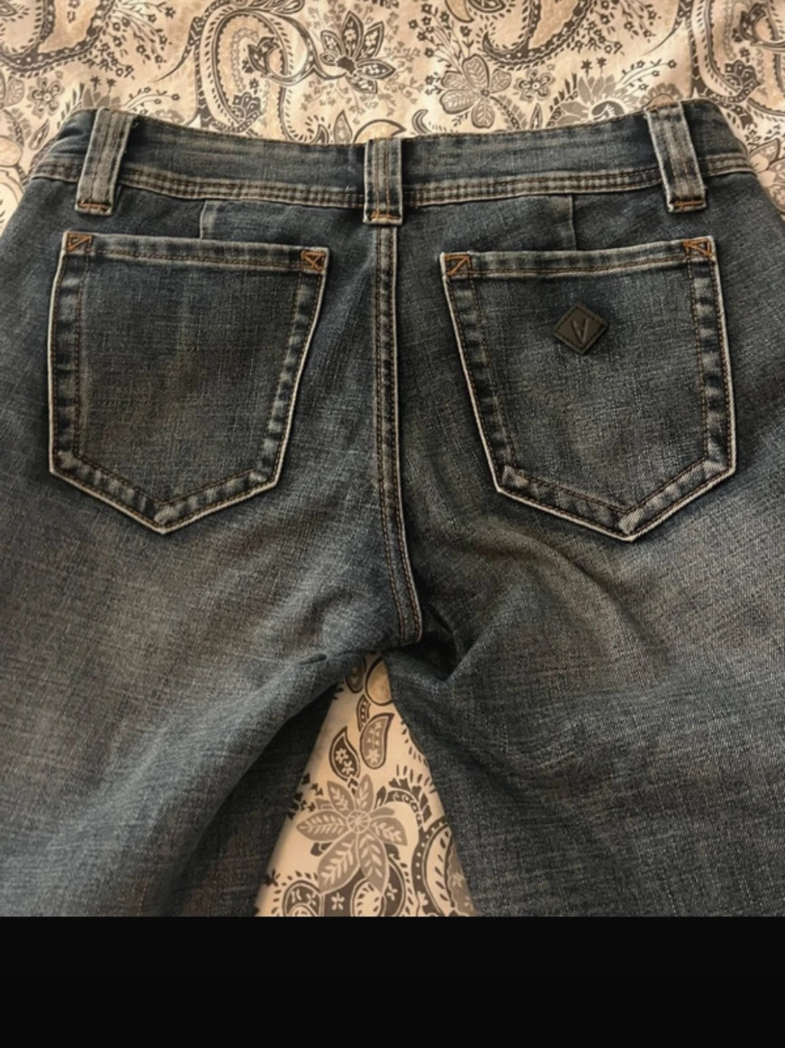 Blå bootcut jeans från Abrand - 2