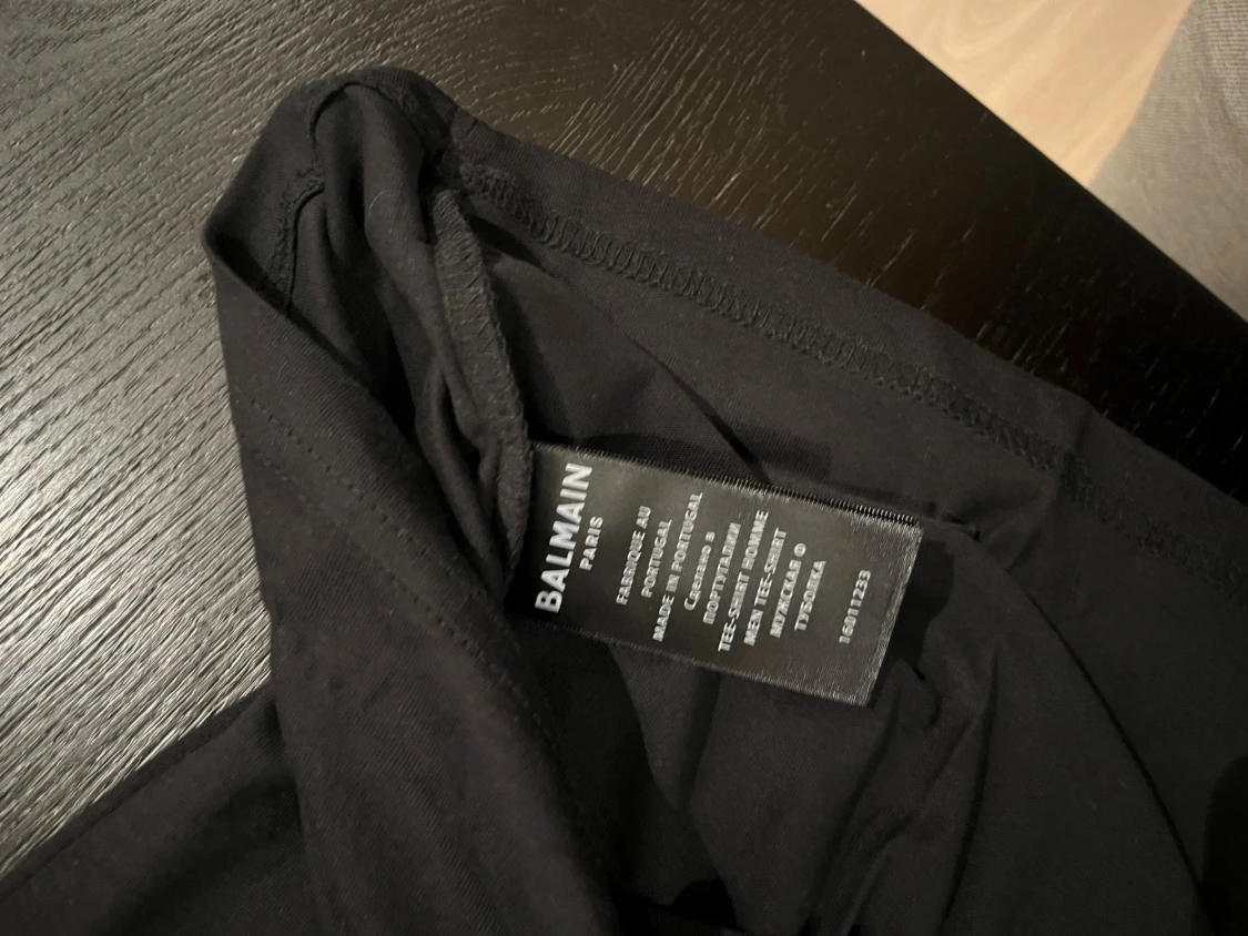 Svart Balmain Paris t-shirt - 2