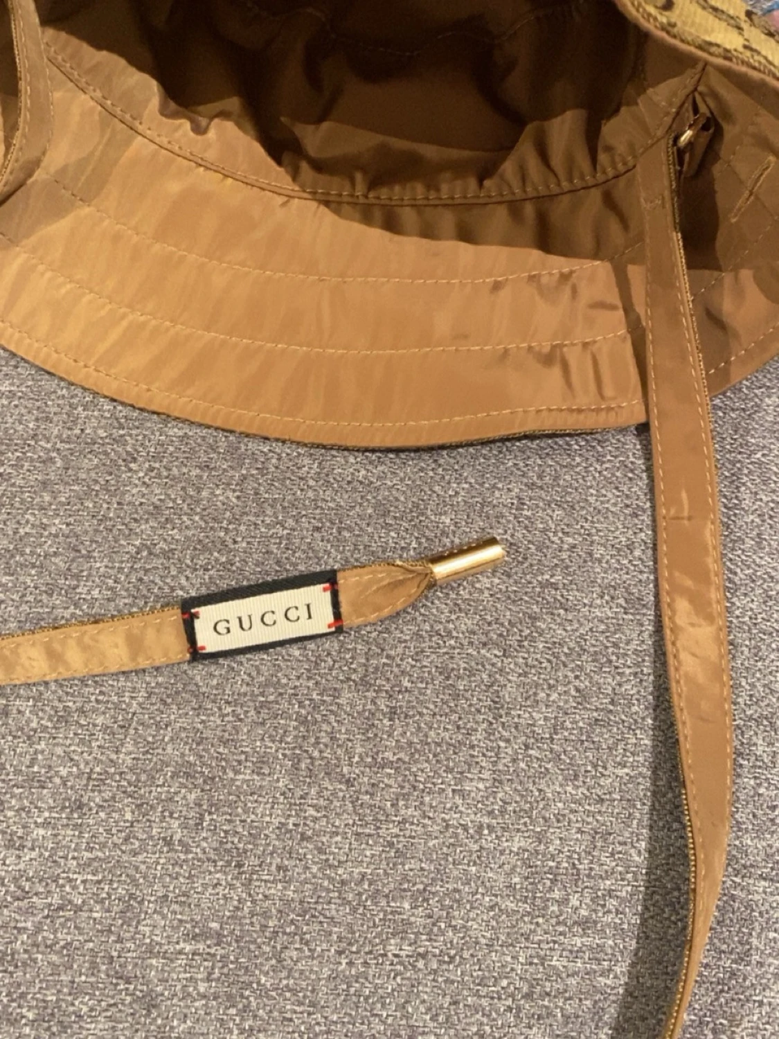 Beige bucket hat  - 1