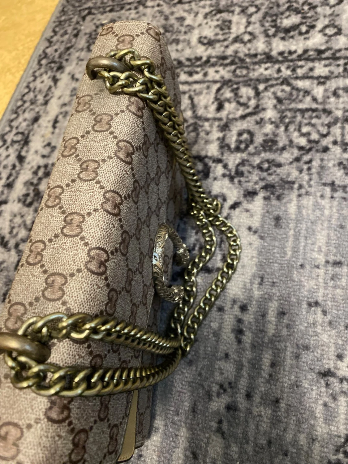  beige monogram handväska - 5