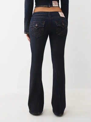 True Religion Joey Jeans - Säljer dessa supersnygga true religion jeans med gulddetaljer!! Helt nya med prislapp kvar!!! Modell joey low rise flare med foil💞💞