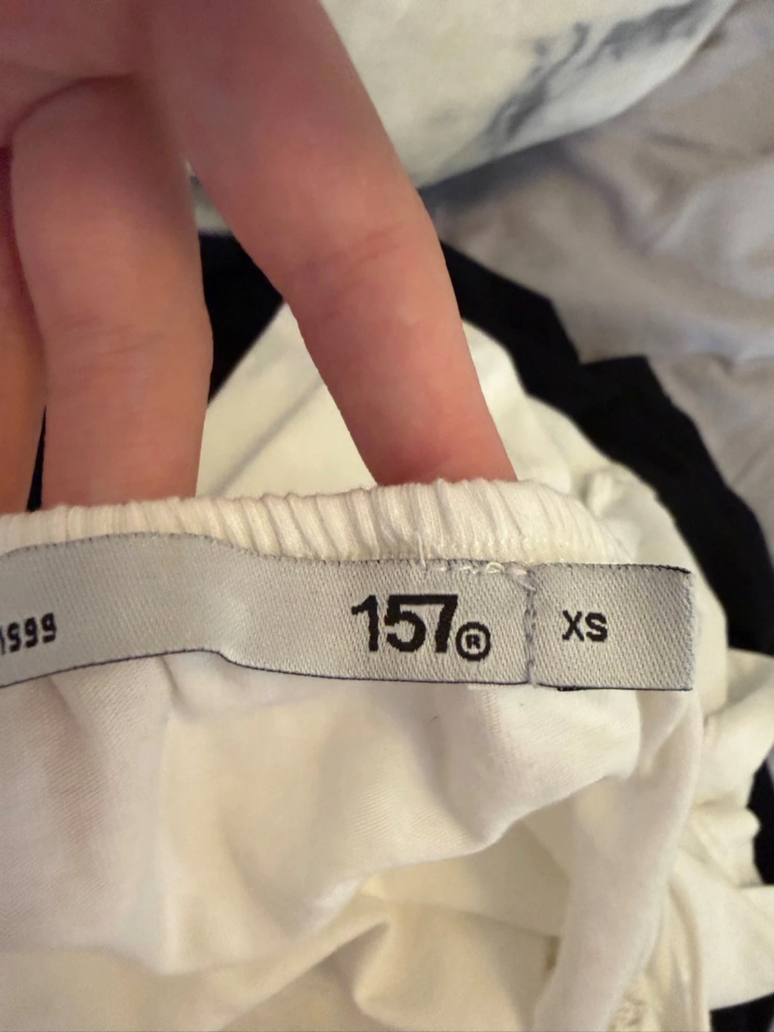 Vit spetskantad topp från 157 - 1
