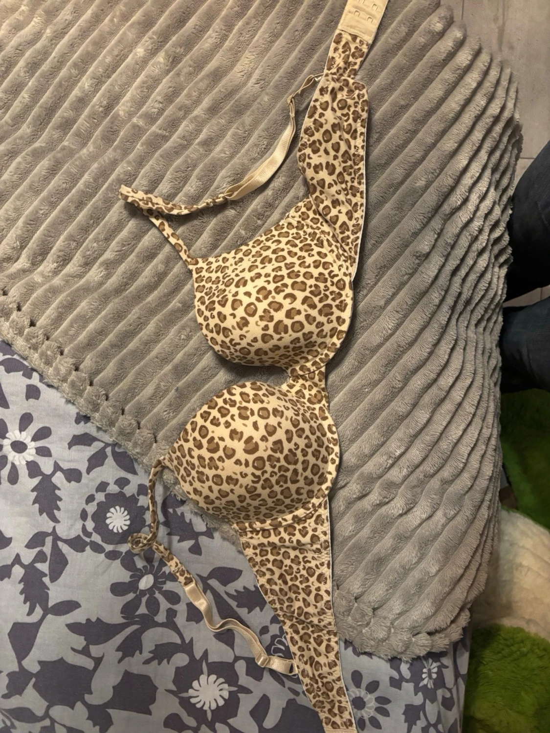 Leopardmönstrad bh