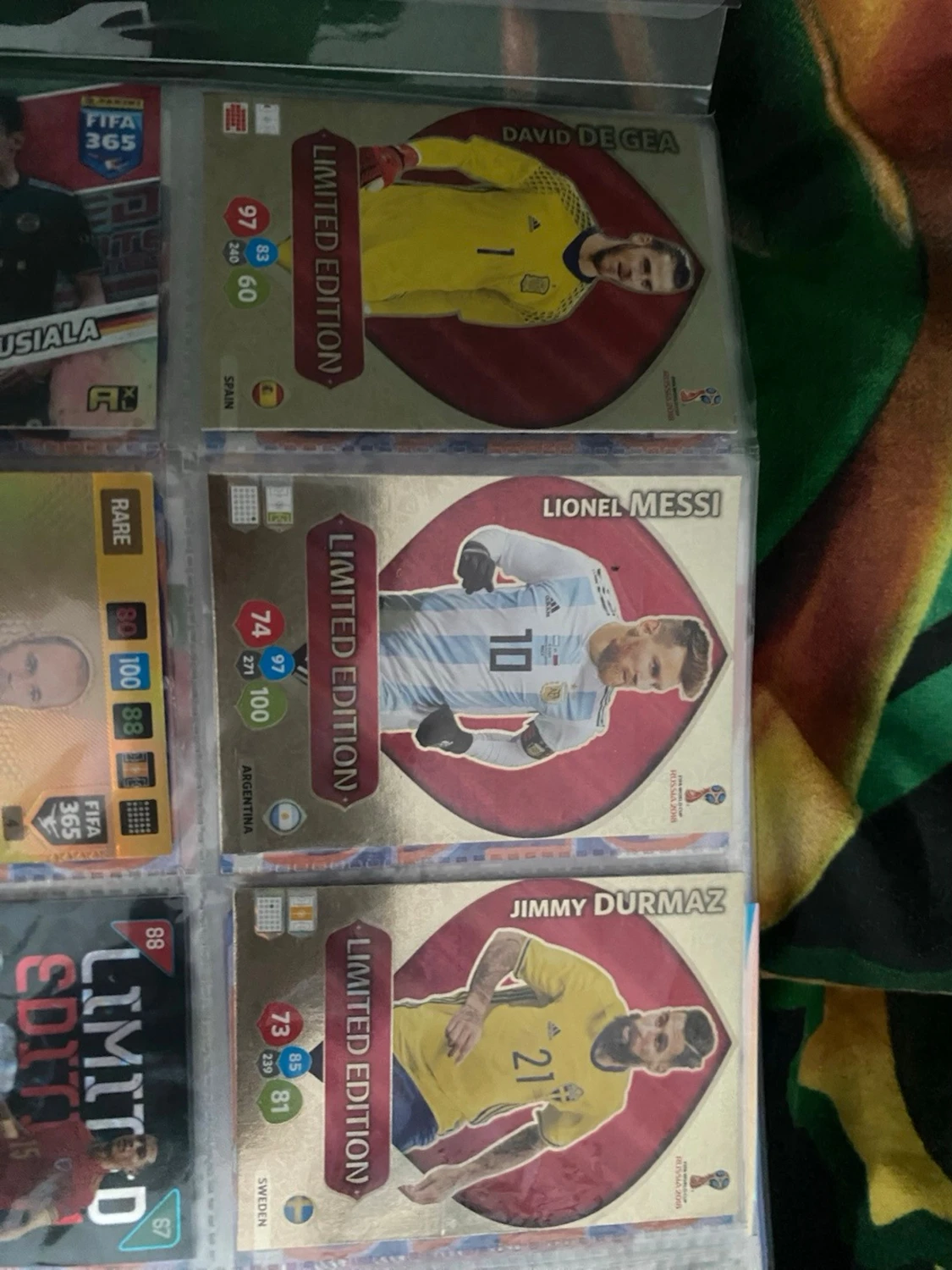 Samling Panini fotbollskort Limited Edition - 6