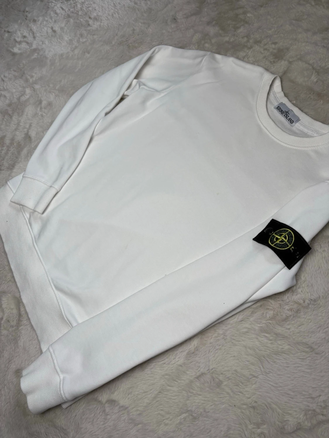 Vit stone Island tröja