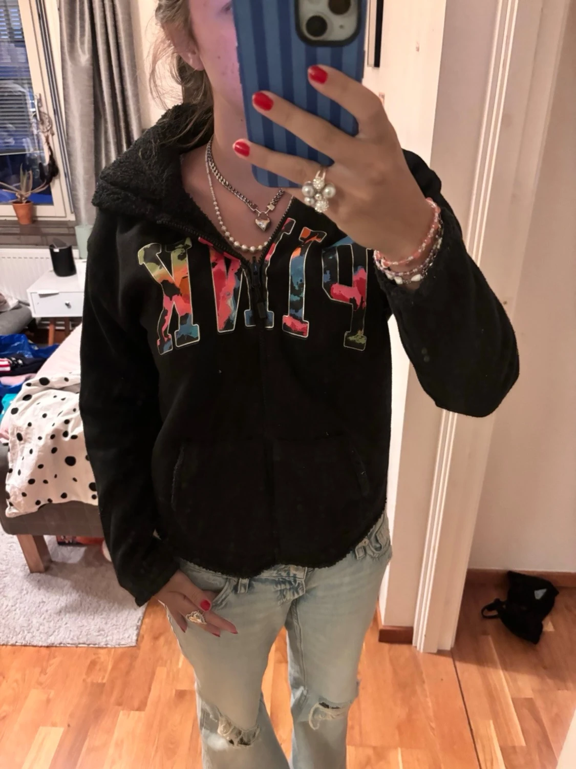 PINK Victoria secret zip hoodie 