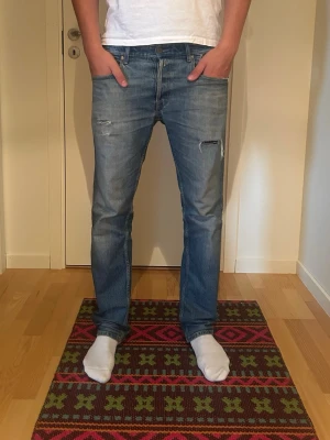 Replay Grover Jeans - Blåa replay jeans. Storlek 33/32 