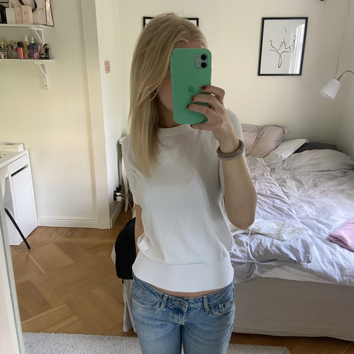 Stickad t shirt - 90