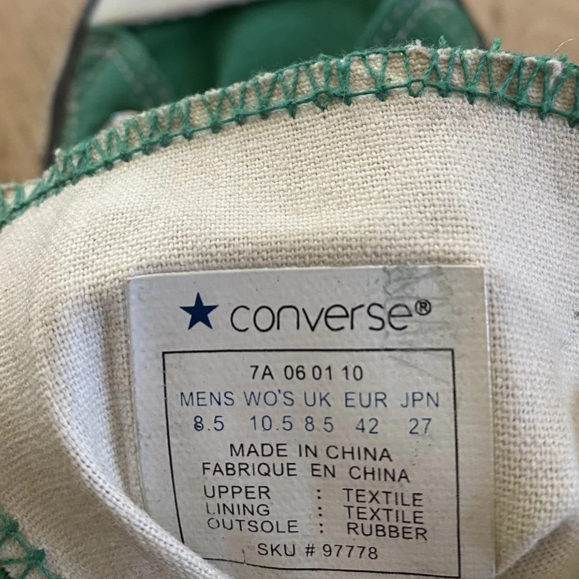 Gröna converse  - 91