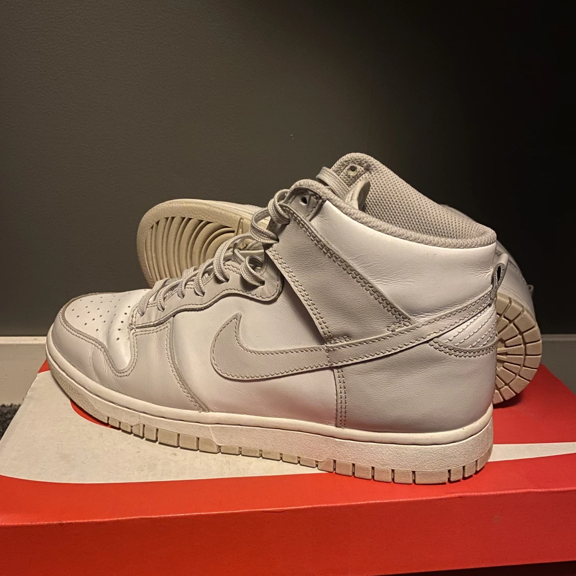 Nike dunk high retro white vast grey - 91
