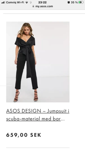 NY Jumpsuit Asos  - Ny jumpsuit i scubatyg från Asos Deisgn. Strl 42. Nypris: 659kr   Aldrig använd. 