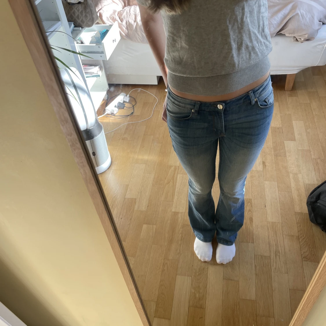 Bootcut jeans blå