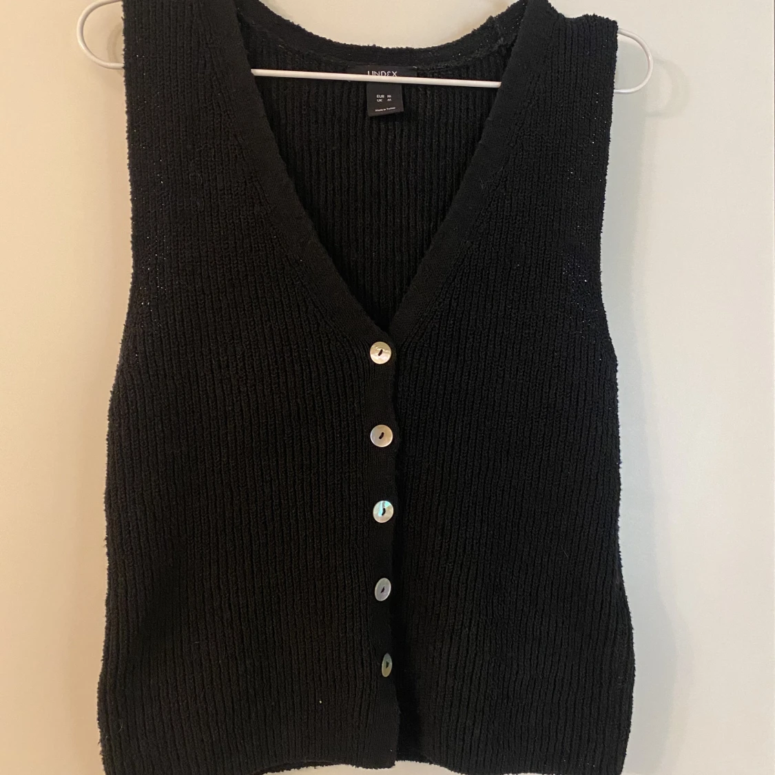 Svart stickat linne  - 91