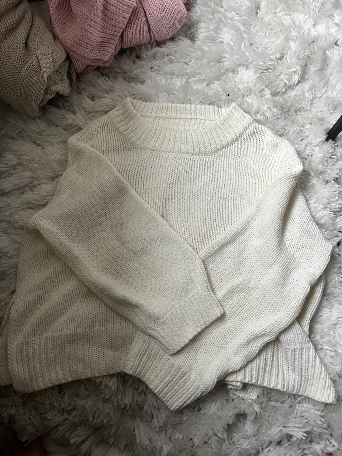 Stickad tröja