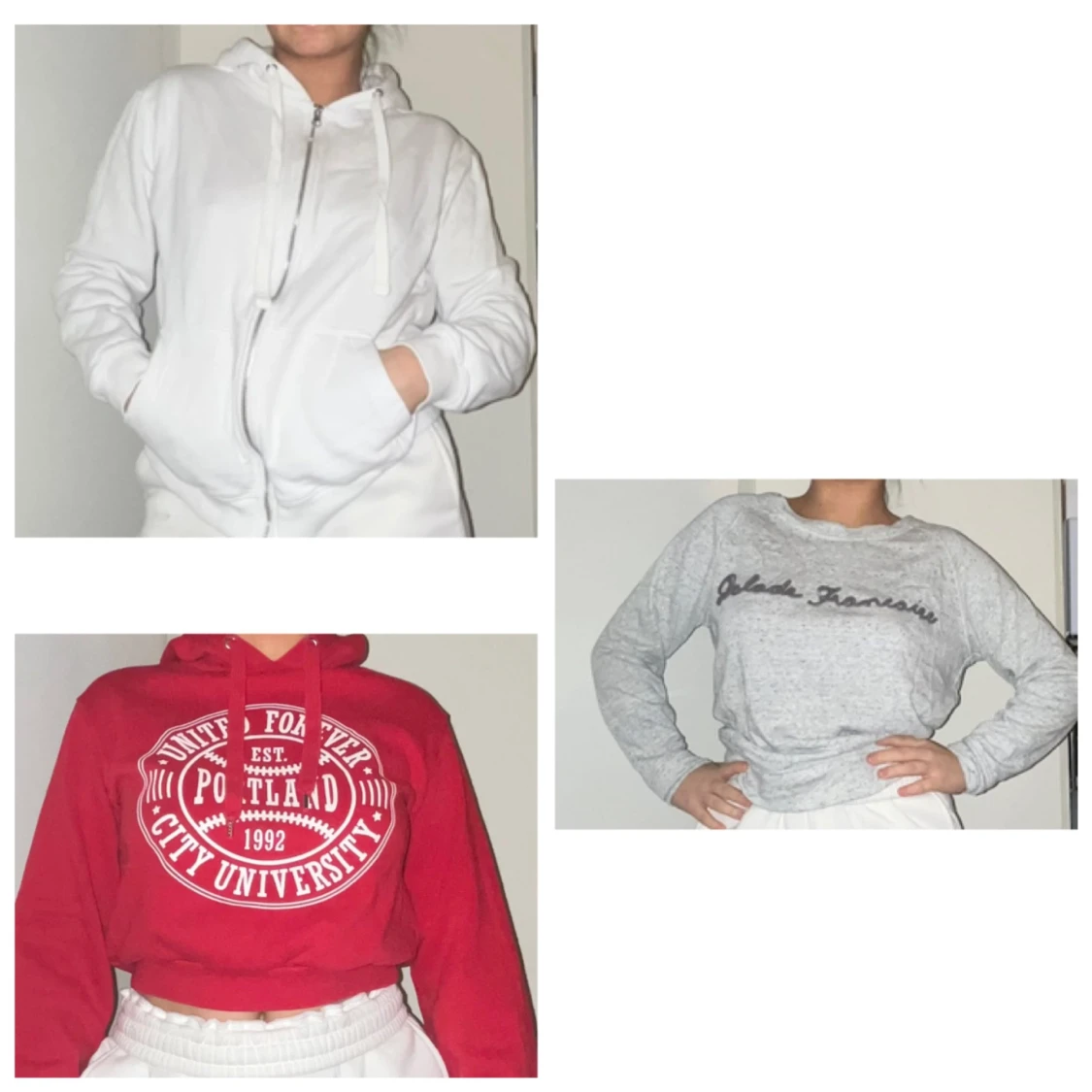 Hoodies & sweatshirts. Calvin klein, hollister mm. Strl. XS-M.  - 91