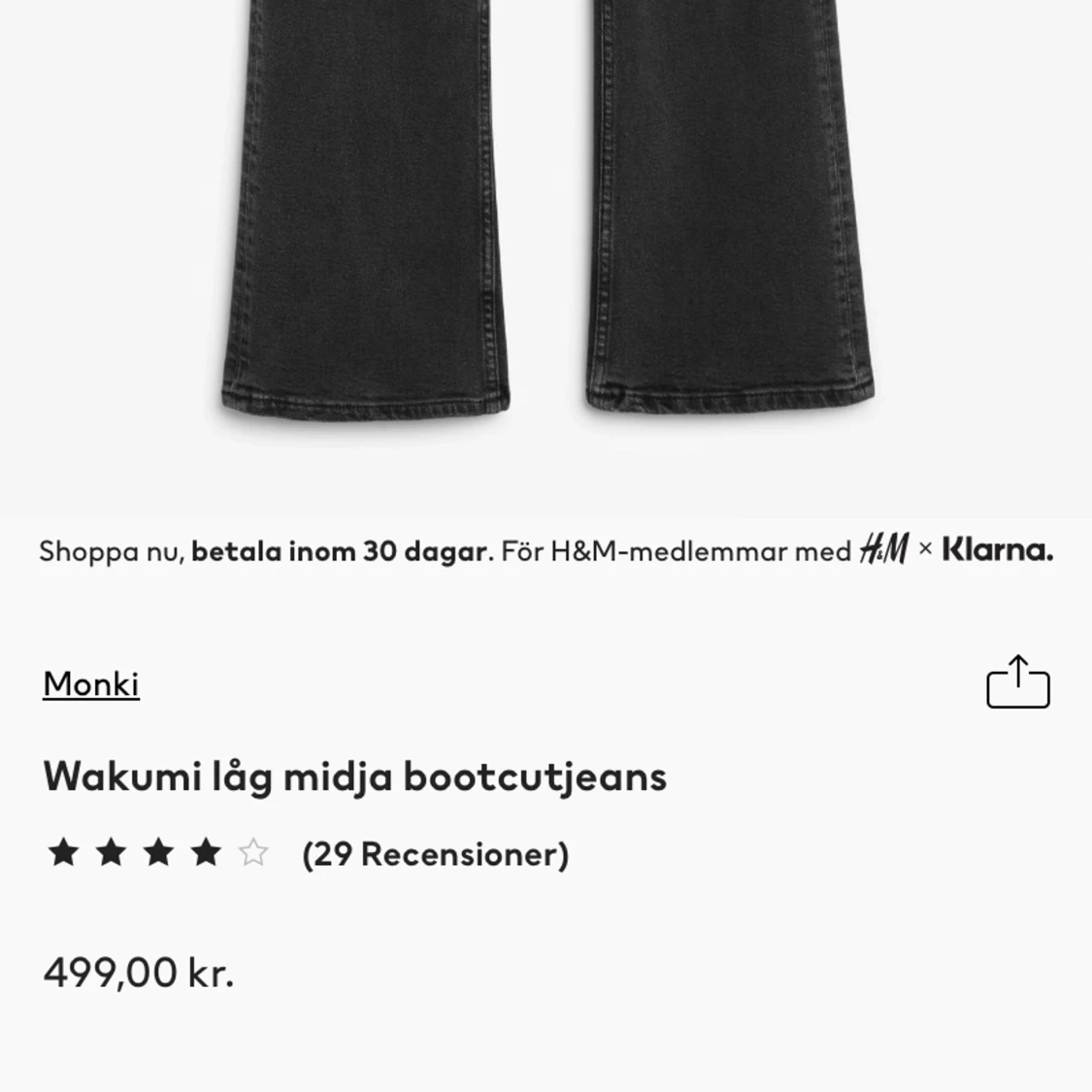 Monki/H&m jeans  - 90