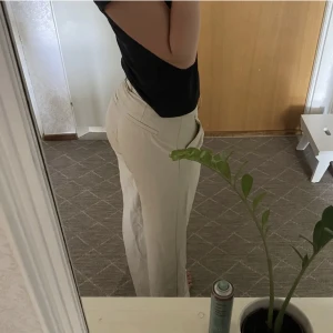 Byxor - Superfina byxor från H&M i linnemix💗 helt oanvända! 150kr + frakt