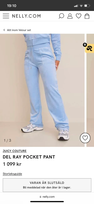 Blåa juicybyxor  - Skitsnygga ljusblåa juicys dom är i s och väldigt bra skick aldrig använda typ. Slutsålda på hemsidan!Köpte för 1099 säljer för 800. Skriv för frågor🩵