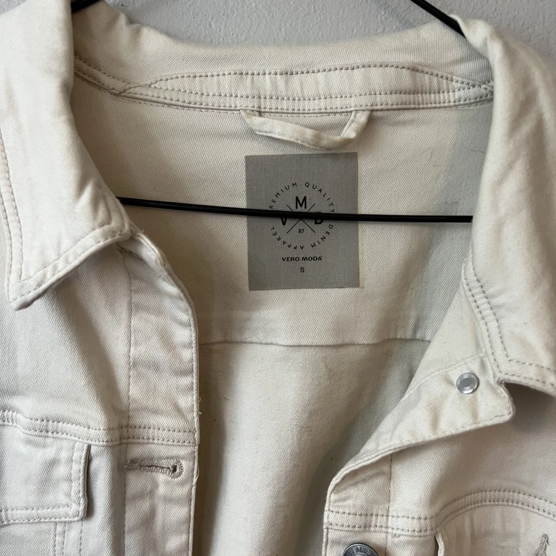 Beige jeansjacka  - 90