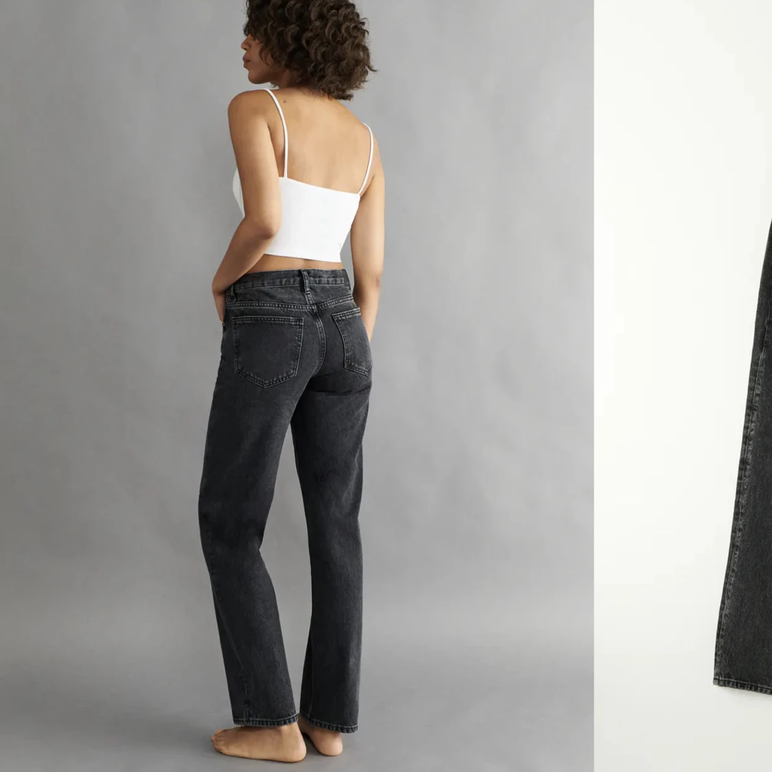 Low straight jeans - 90