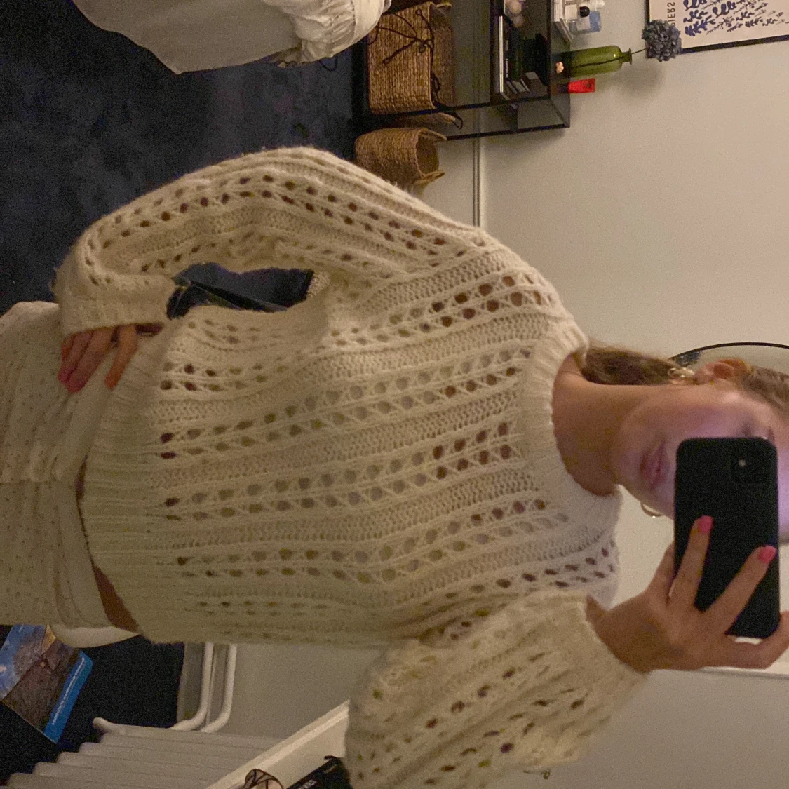 Hålig stickad tröja - 90