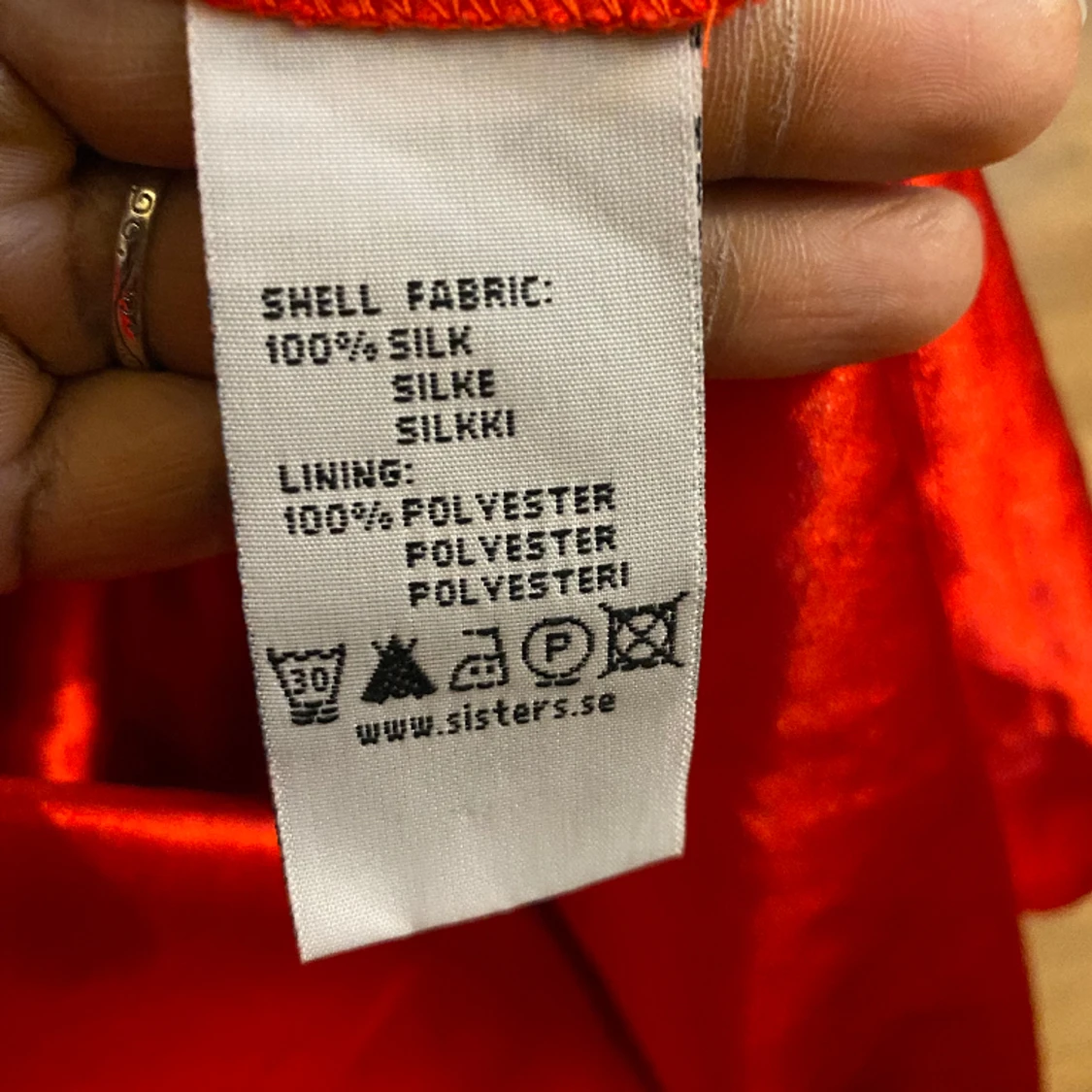 Röd klänning  - 90