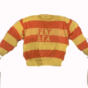 Snygg tjocktröja 💗 - Snygg gul och orange tjocktröja 