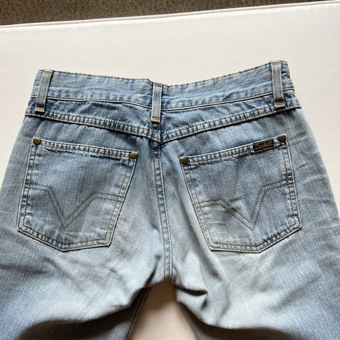 Bootcut lågmidjade jeans  - 90
