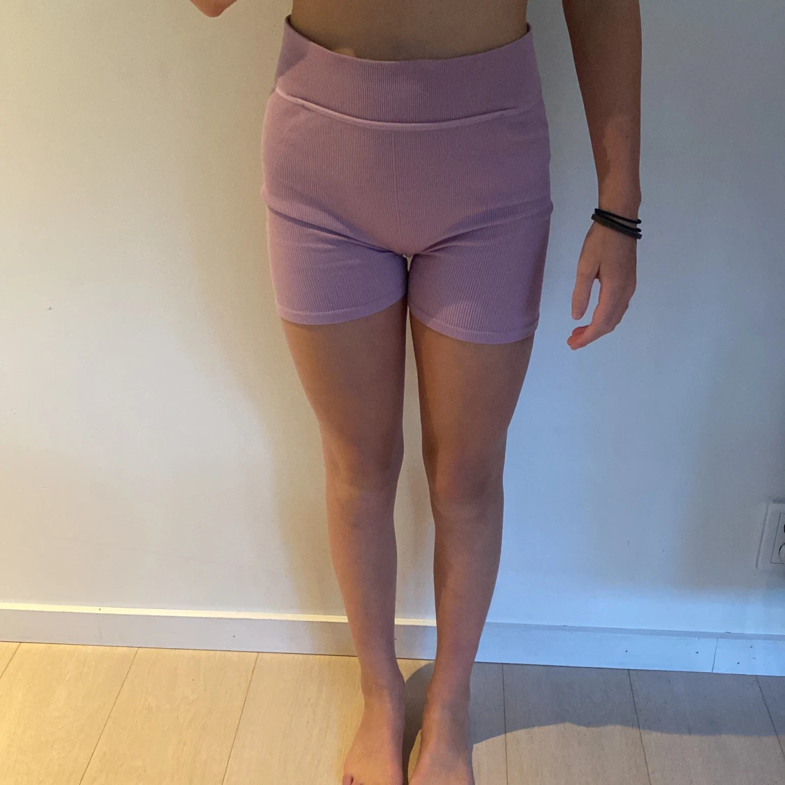 Lila träningsshorts 